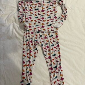 Roller Rabbit Kids Bird print pajamas, Size 8